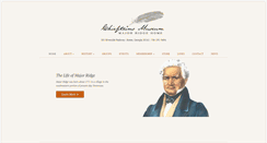 Desktop Screenshot of chieftainsmuseum.org